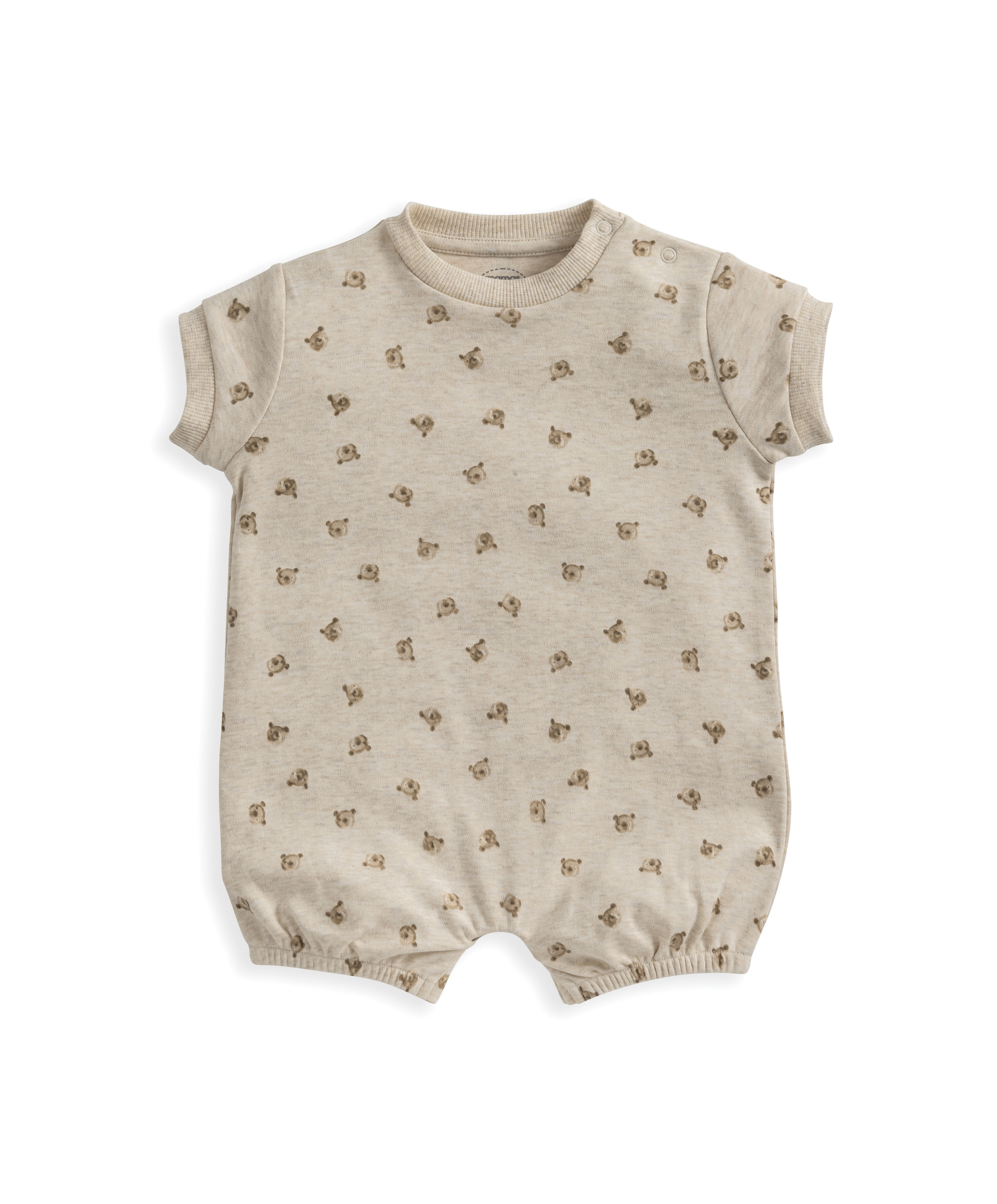 Teddy Bear Shortie Romper Baby - 2 PieceGift Set image number 2